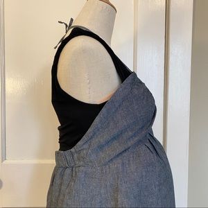 🔥 HOST PICK! 🔥 Denim Maternity Tank Dress Large